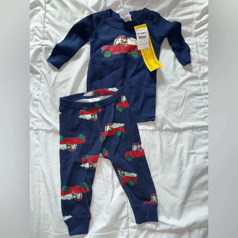 Hanna Andersson Pajamas christmas disney mickey mouse nwt